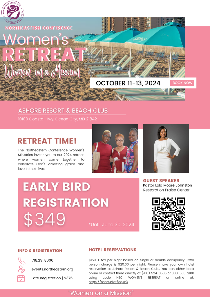 Women on a Mission 2024 Women's Retreat Northeastern Conference of
